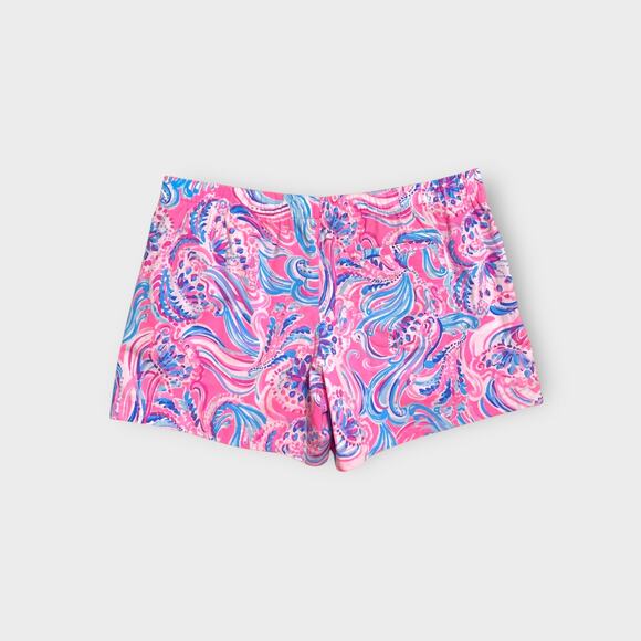 Lilly Pulitzer Ocean View Shorts – Prosecco Pink Don’t Be Jelly L - Picture 4 of 12